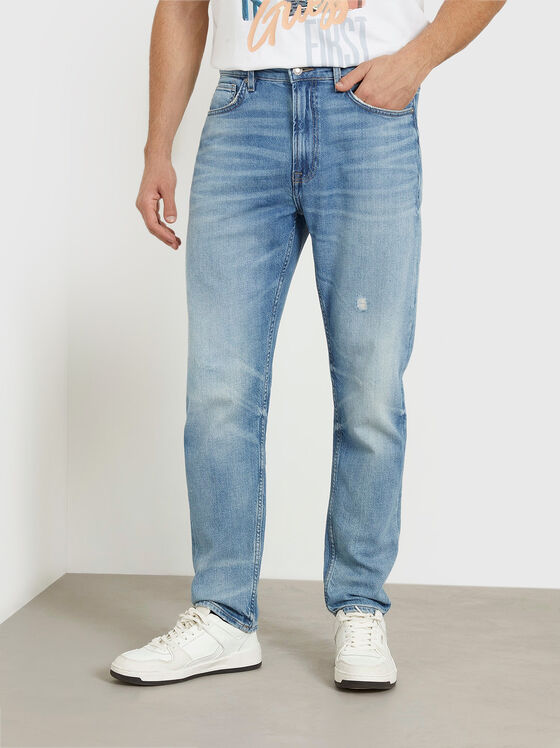 JAMES blue jeans with washed effect - 1