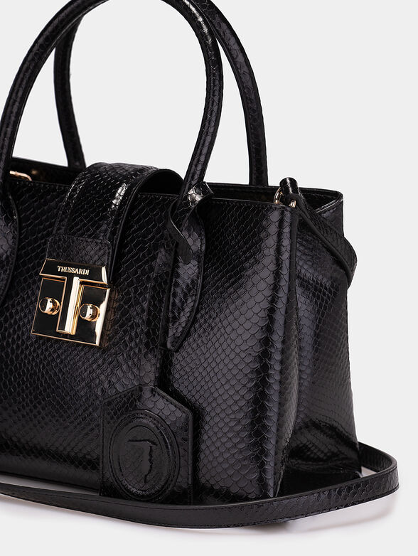 TULIP Tote bag with snake texture - 6