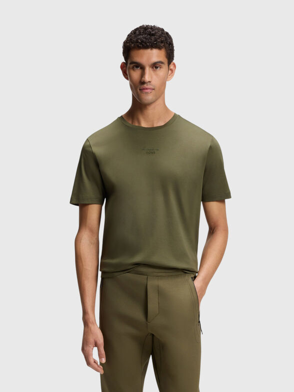 Cotton T-shirt with a statement back - 1