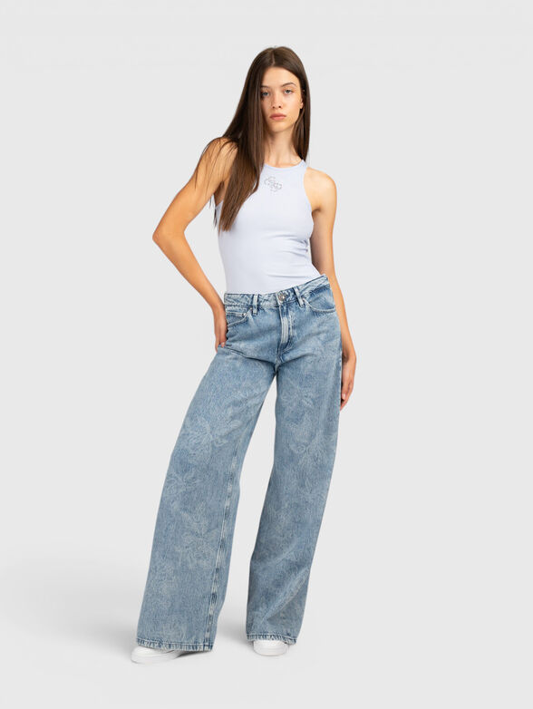 Ribbed top with logo detail - 2