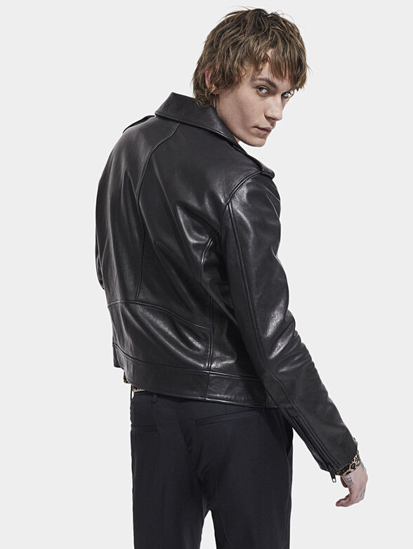 Black leather jacket - 1
