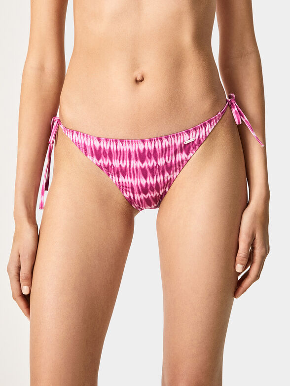 KEIRA bikini bottom with tie-dye effect - 1