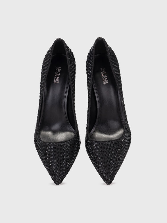 ALINA heeled shoes with applied rhinestones - 6