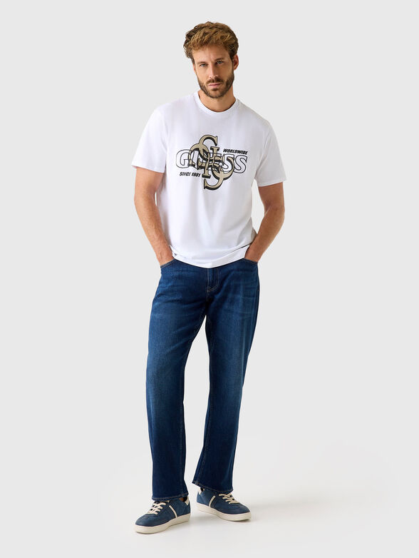 Crew neck T-shirt with 4G logo print - 2