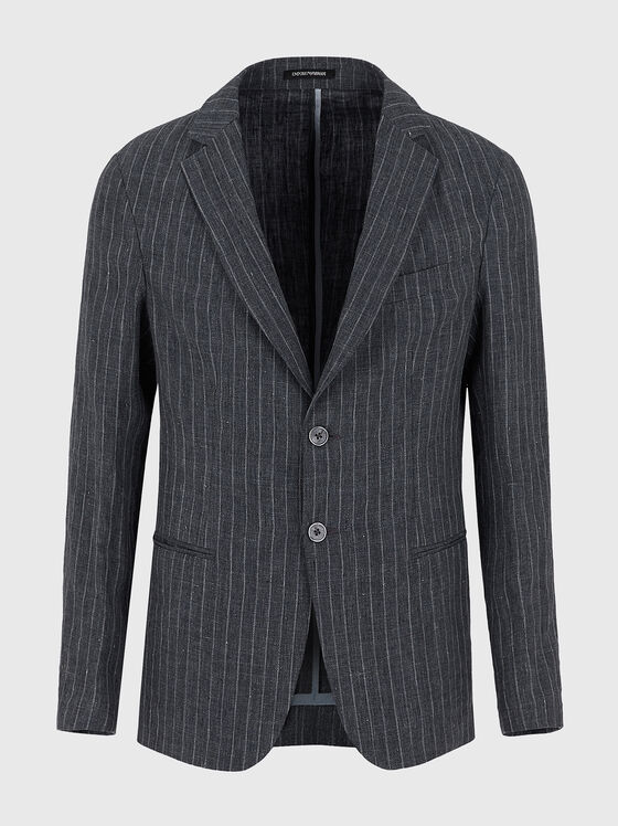 Linen grey jacket - 1