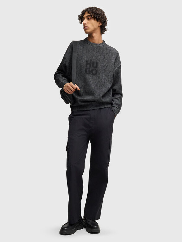 Cargo pants with logo - 4