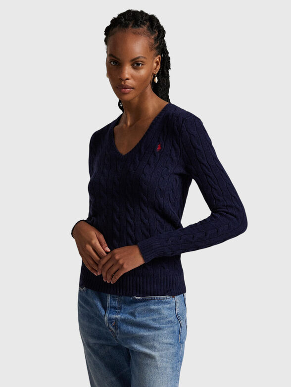 Wool and cashmere sweater - 1