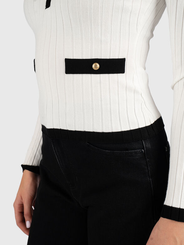 LAUREL viscose blend sweater  - 4