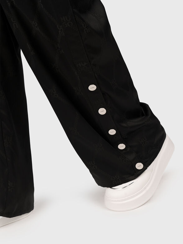 HACELIA trousers with monogram logo - 3