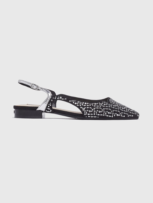Ballet flats with rhinestones - 1