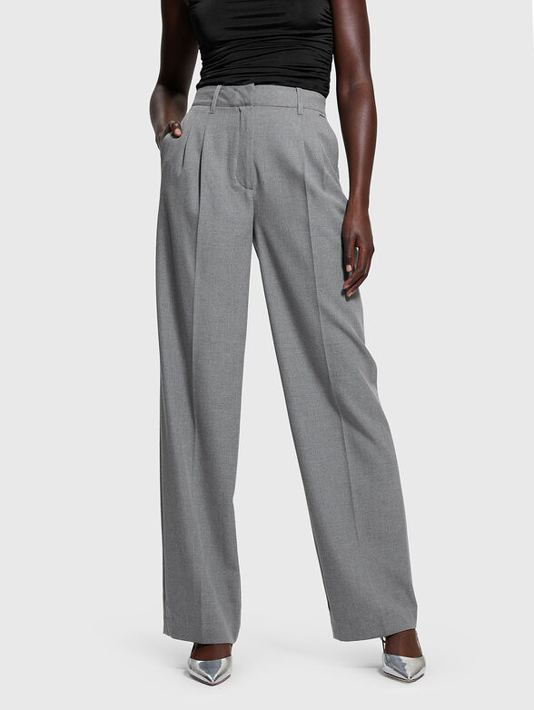 DORIS straight trousers in black  - 1