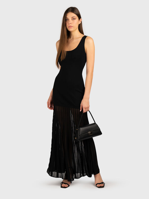 Maxi dress with sheer effect - 1