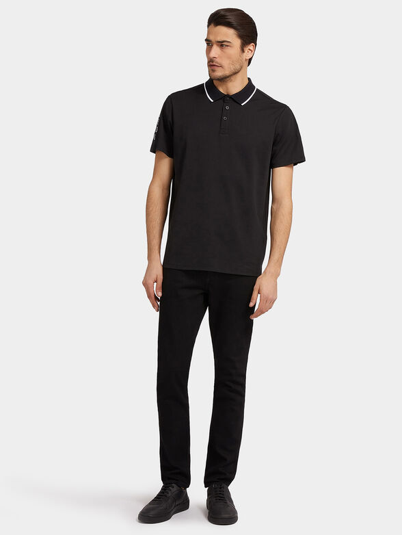 Polo shirt in black color - 2