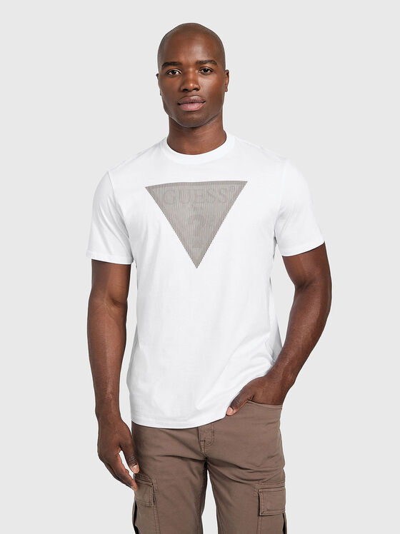 T-shirt with triangular logo - 1
