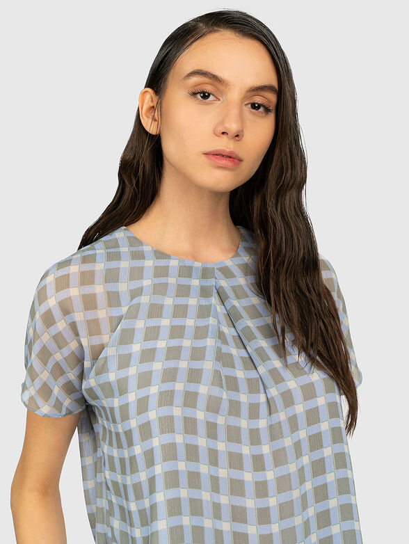 Checkered blouse - 2