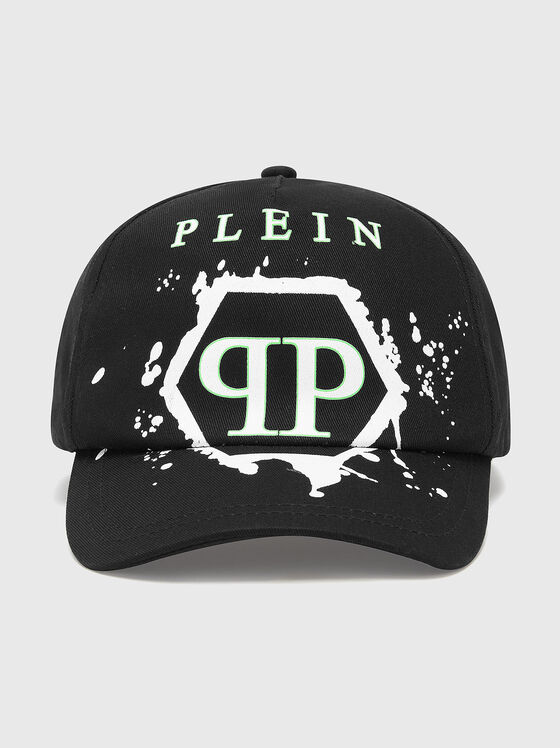 Бейзболна шапка с лого принт - 1