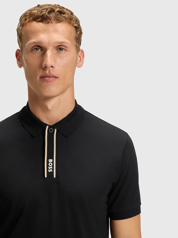 PADDY polo shirt with contrast detail - 4