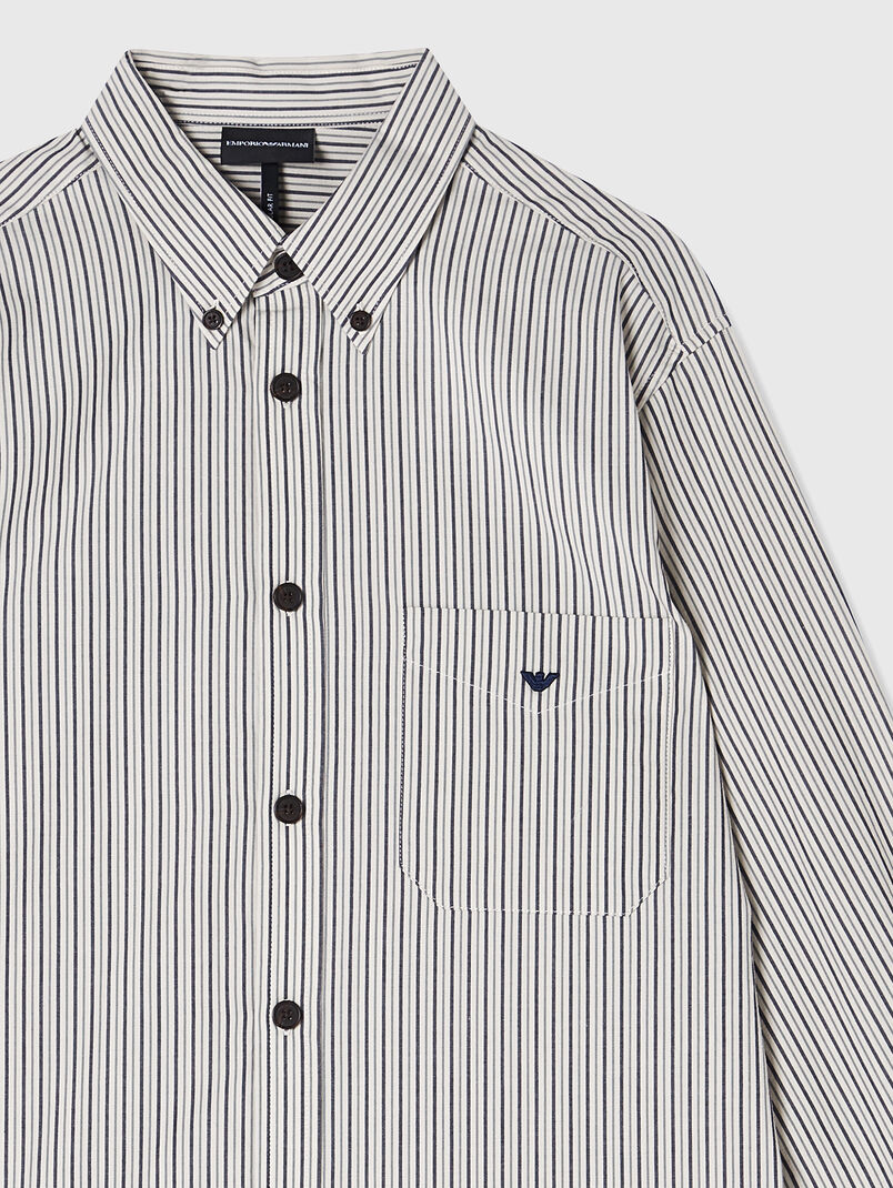 Stripe cotton shirt - 3