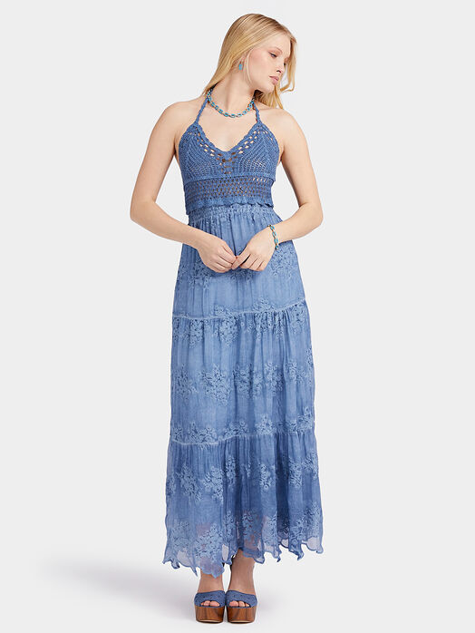 VANDA dress in blue color