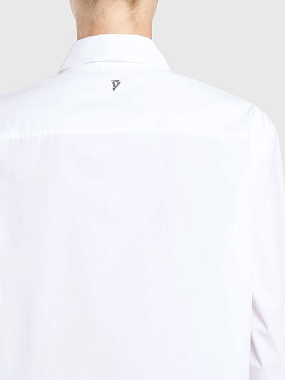 Cotton poplin shirt - 4