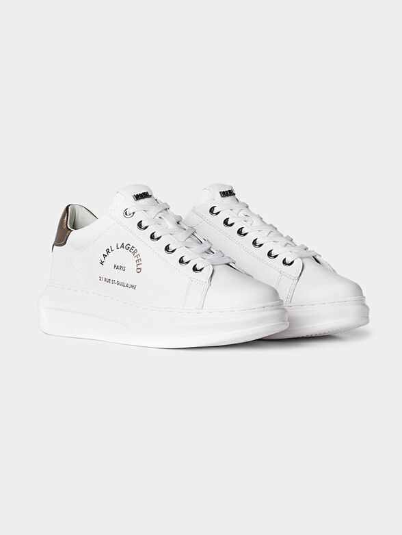 KAPRI MAISON leather sneakers in white color - 1
