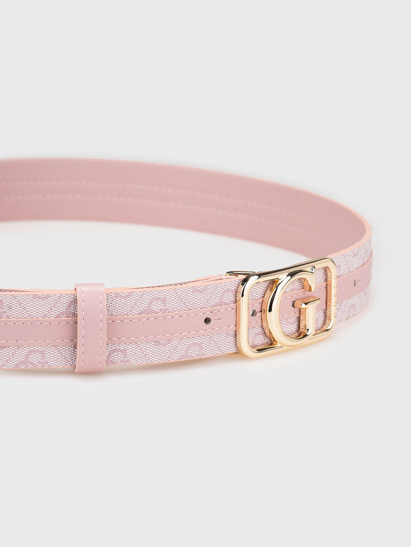 ZAMIRA belt with logo buckle - 3
