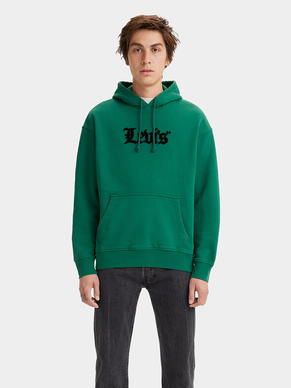 Levi’s® hooded sweatshirt with logo embroidery - 1