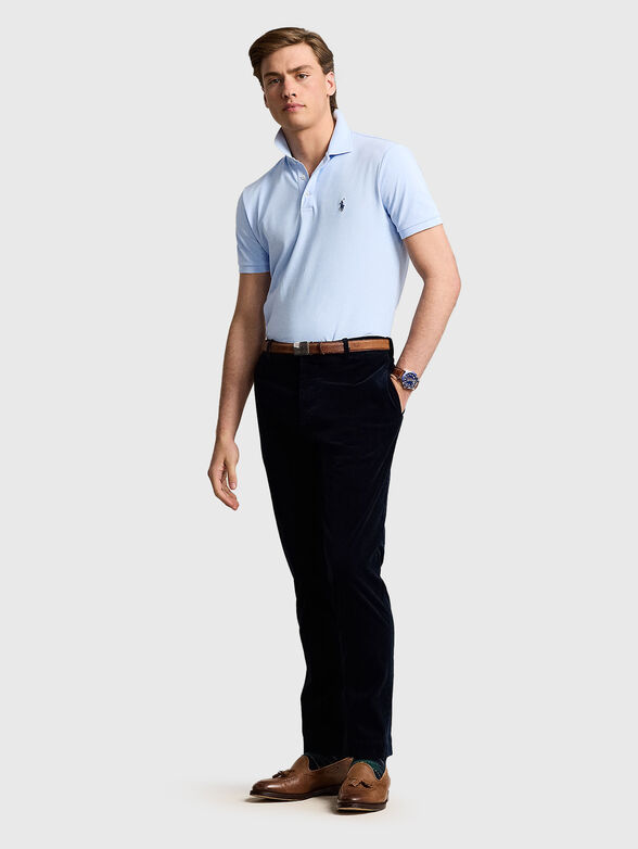 Polo shirt in light blue colour - 1