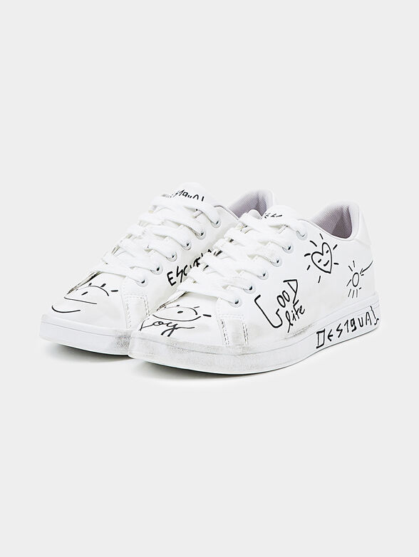 Unisex sneakers with drawings - 6
