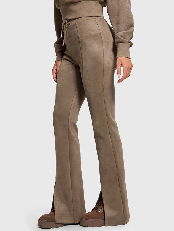 Black suede pants - 3