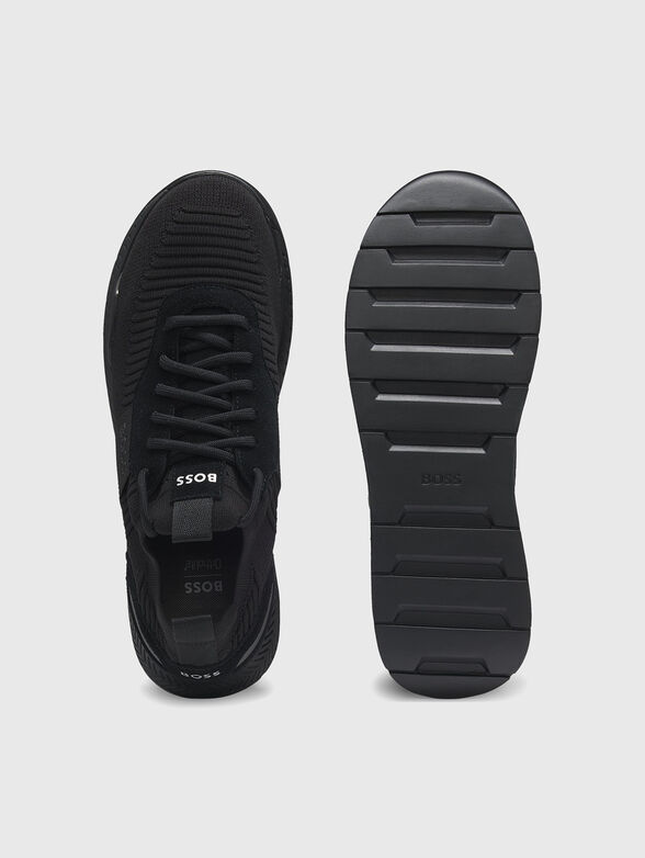 Sport shoes with suede trims - 4