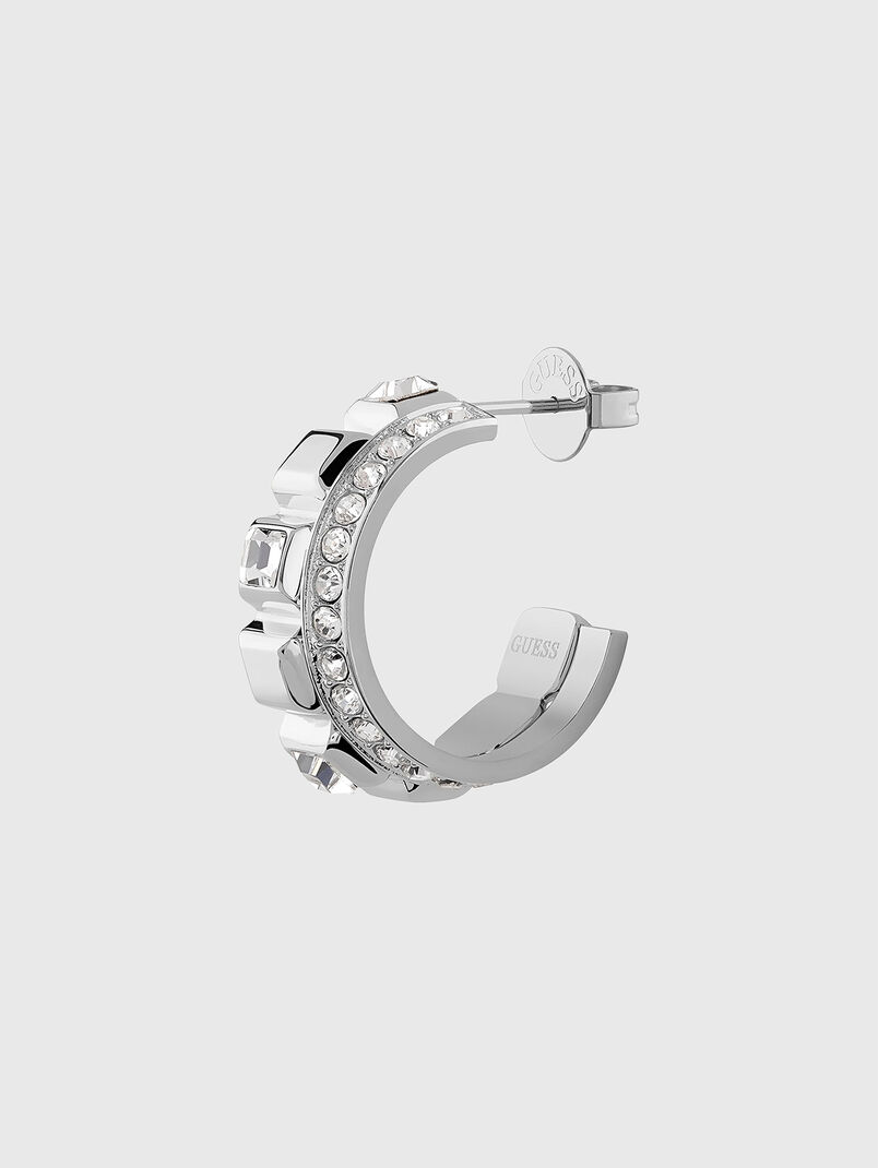 Earrings with rhinestones - 3