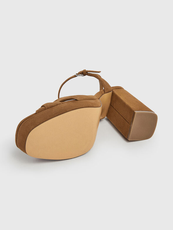 LENNY sandals with block heel - 5