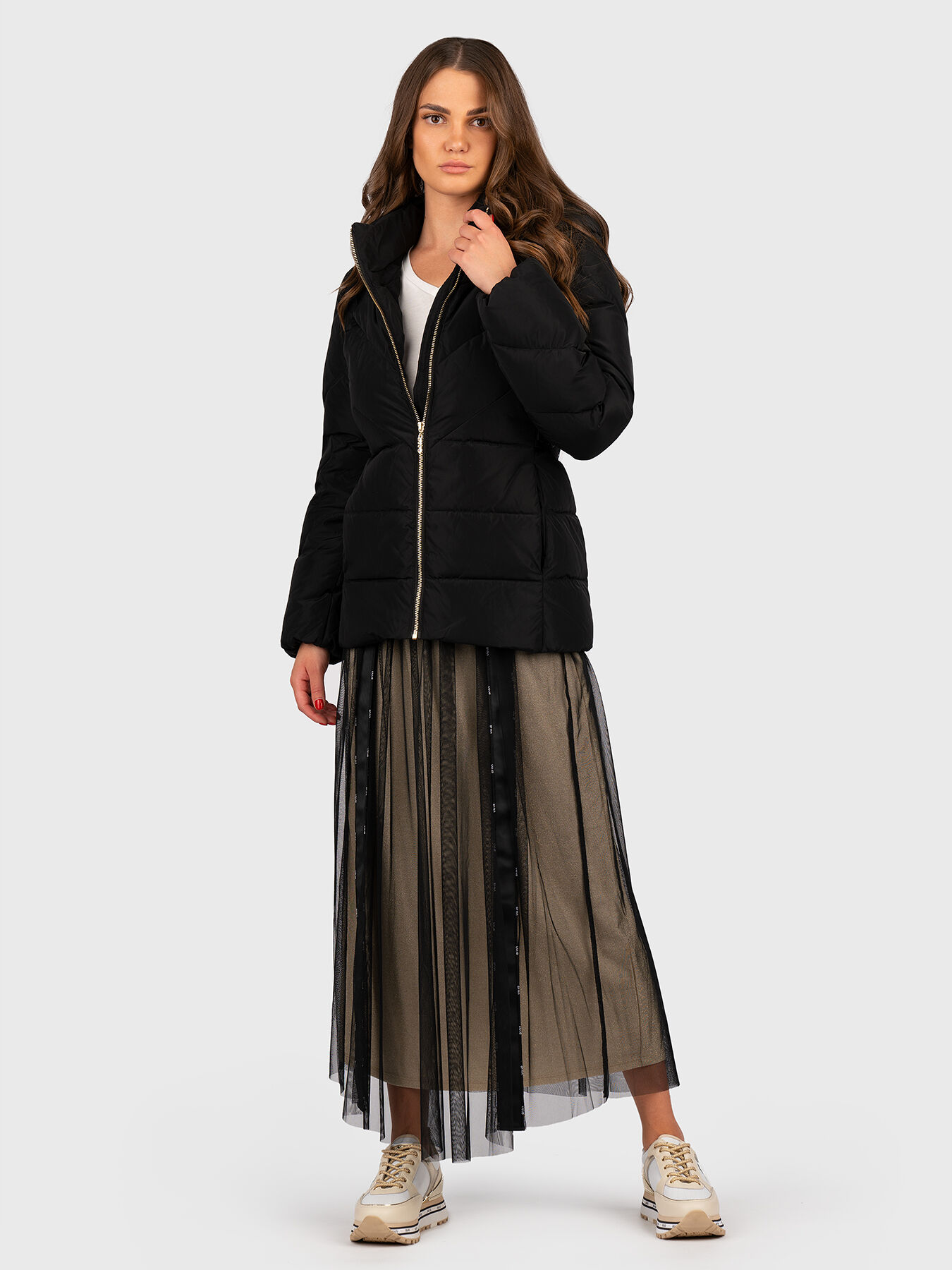 ジャケット LIU JO Woman Jacket Black TA5260TS423 03195 8056255662915---