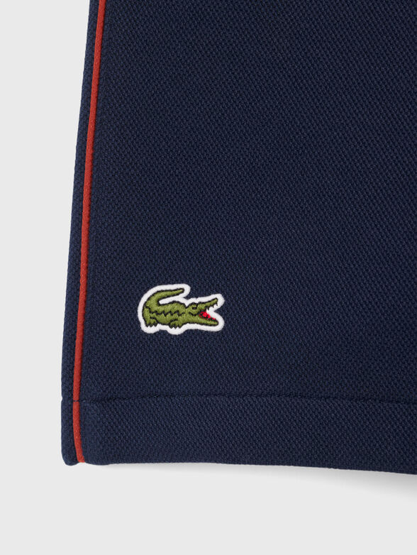 Roland-Garros Edition cotton shorts with logo - 4