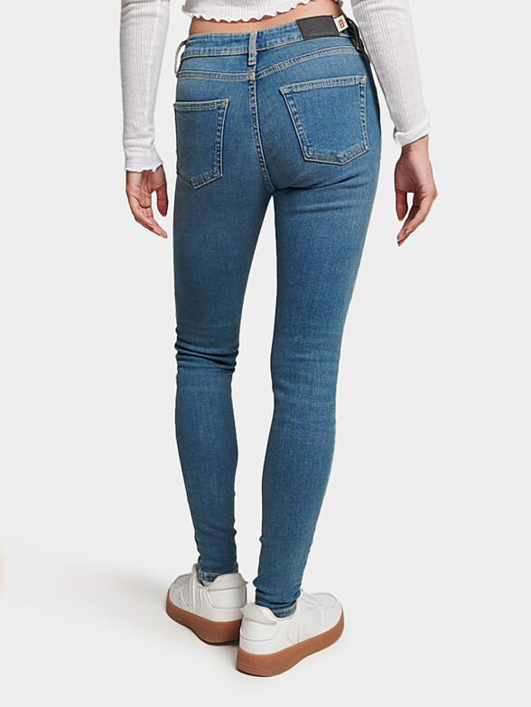 Skinny jeans in black color - 2