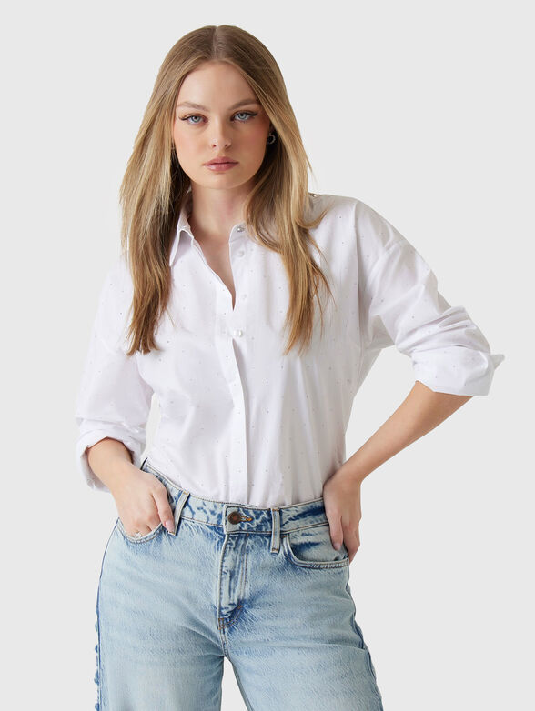 SILVIA HOTFIX black shirt - 1