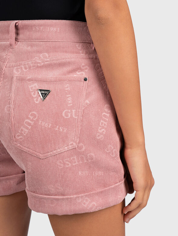 NATALIE Shorts with logo print - 3