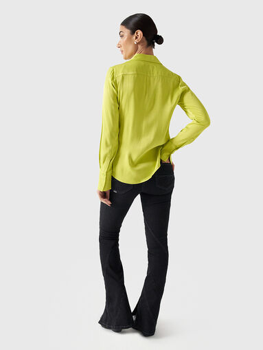 Satin effect shirt  - 3