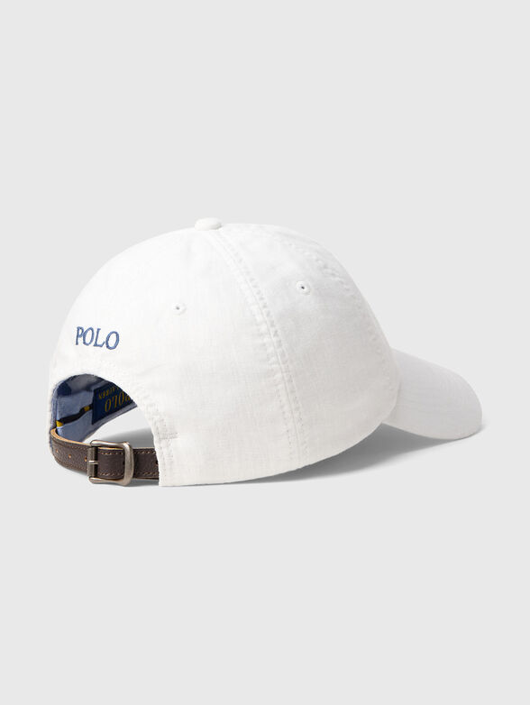 Linen cap with a brim - 2