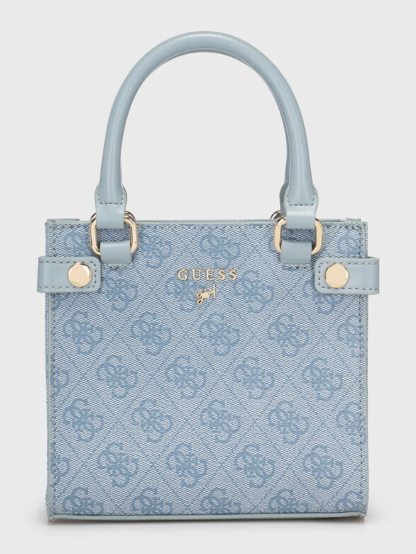 Bag with logo accent in blue color - 1