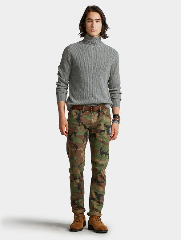 Merino wool turtleneck sweater  - 2