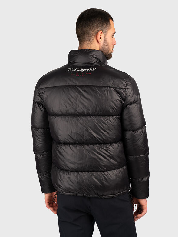 Black jacket with quilted effect  - 2