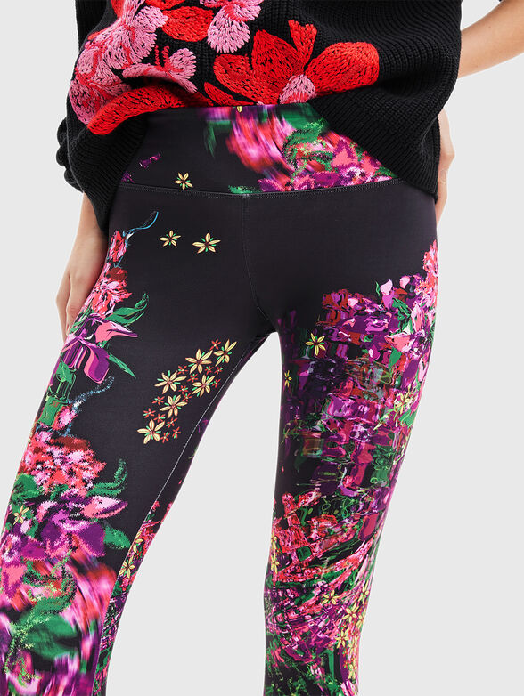 FLOWERS sports leggings - 3