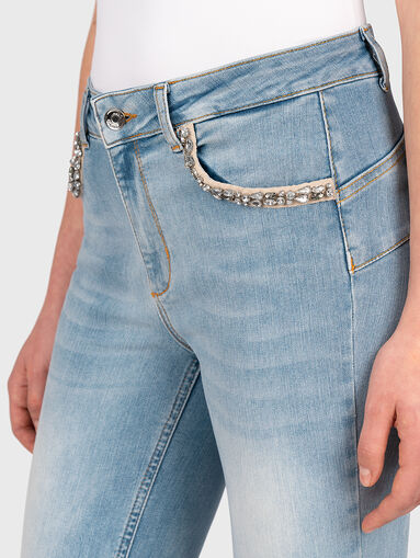 High waisted skinny jeans - 4