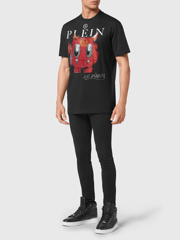 T-shirt with rhinestones  - 2