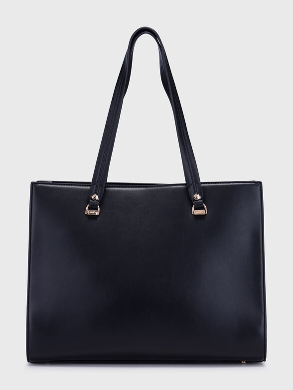 Eco leather bag with logo detail - 2