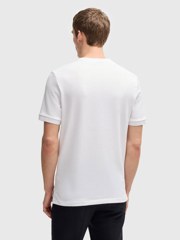 Cotton T-shirt with side slits - 3