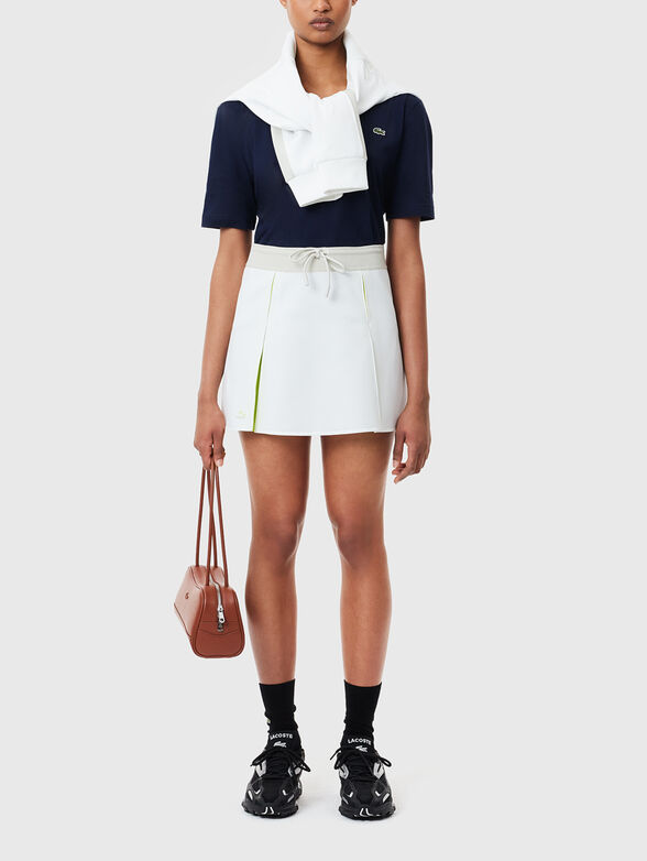 Black T-shirt with V-neck - 2