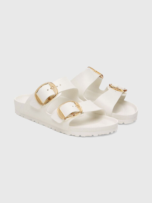 ARIOZNA slippers with accent buckles - 2